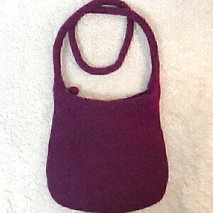 Nota Bene Handcrafted Natural Wool Shoulder Bag